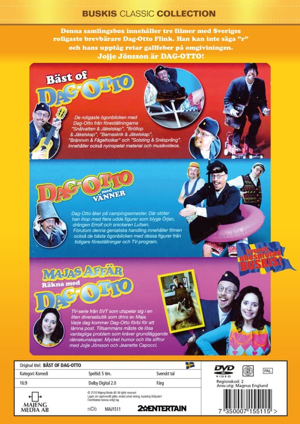Dag-Otto x 3 (3 DVD)