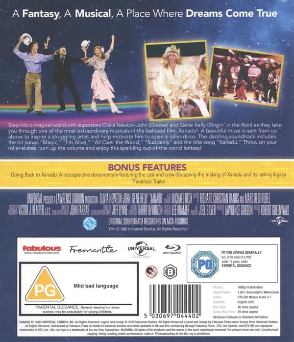 Xanadu (Ej svensk text) (Blu-ray)