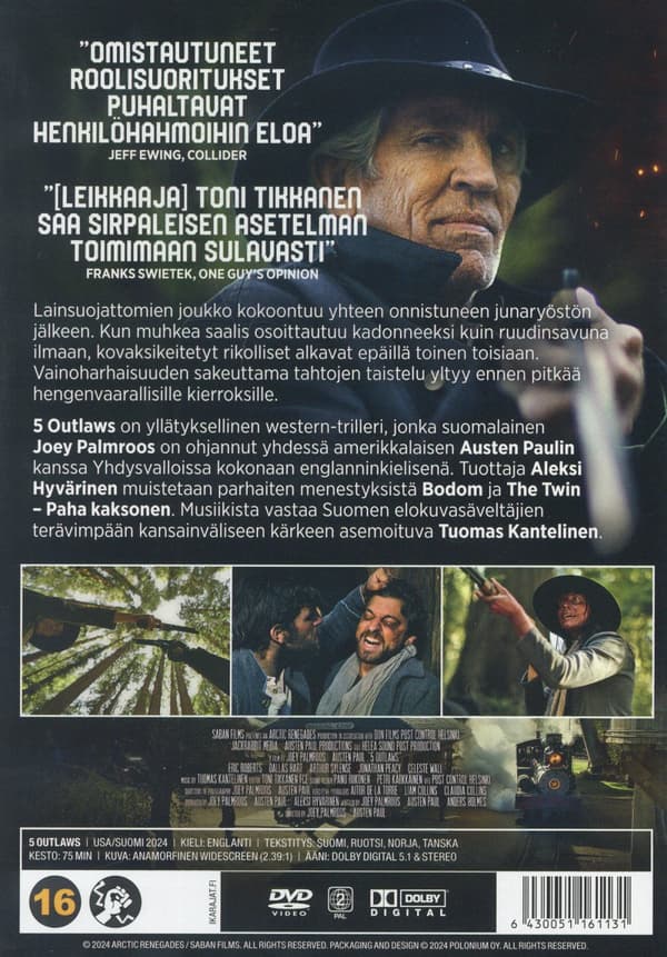 5 outlaws (DVD)