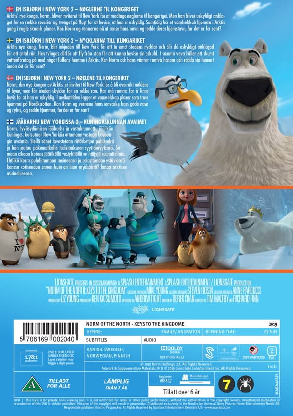 En isbjörn i New York 2: Nycklarna till kungarik (DVD)