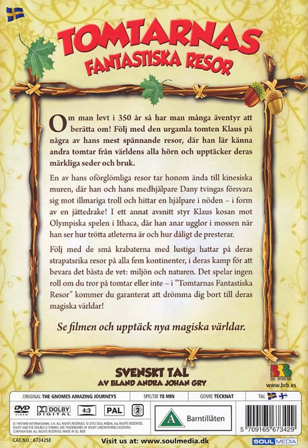 Tomtarnas fantastiska resor (DVD)