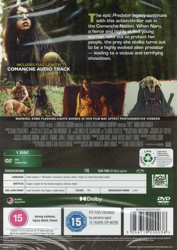 Prey (Ej svensk text) (DVD)