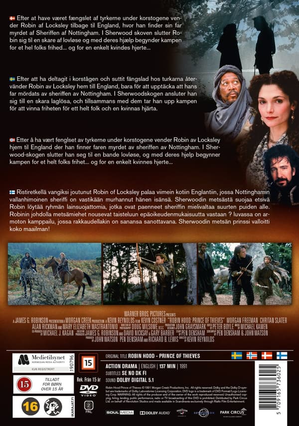Robin Hood: Prince of Thieves (DVD)