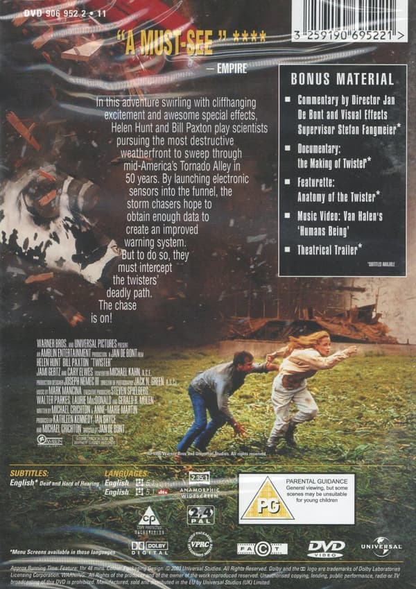 Twister (Ej svensk text) (DVD)