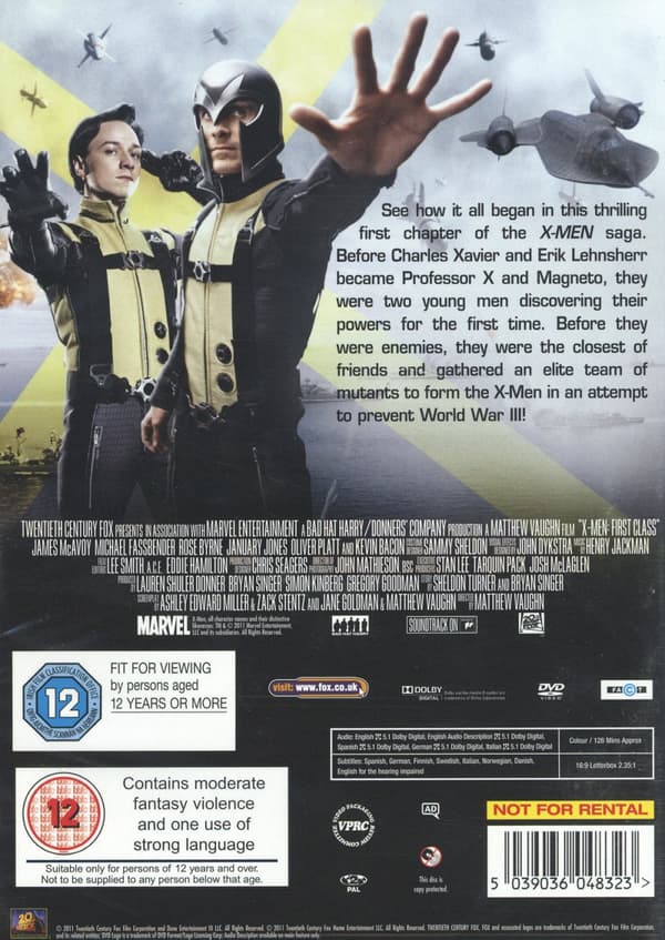 X-Men 4 / First class (DVD)