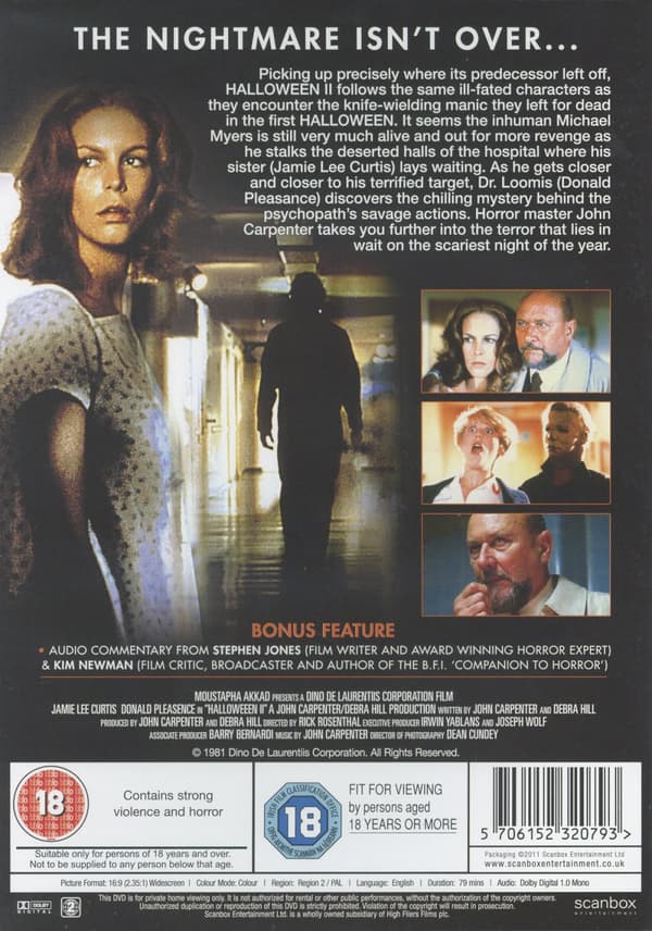 Halloween 2 (Ej svensk text) (DVD)