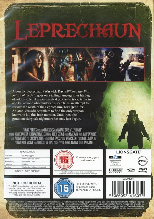 Leprechaun 1 (Ej svensk text) (DVD)