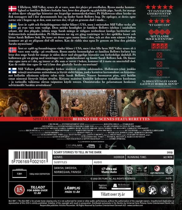 Scary stories to tell in the dark (Blu-ray)