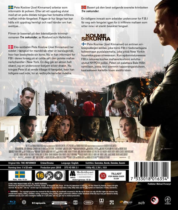 Tre sekunder / The Informer (Blu-ray)