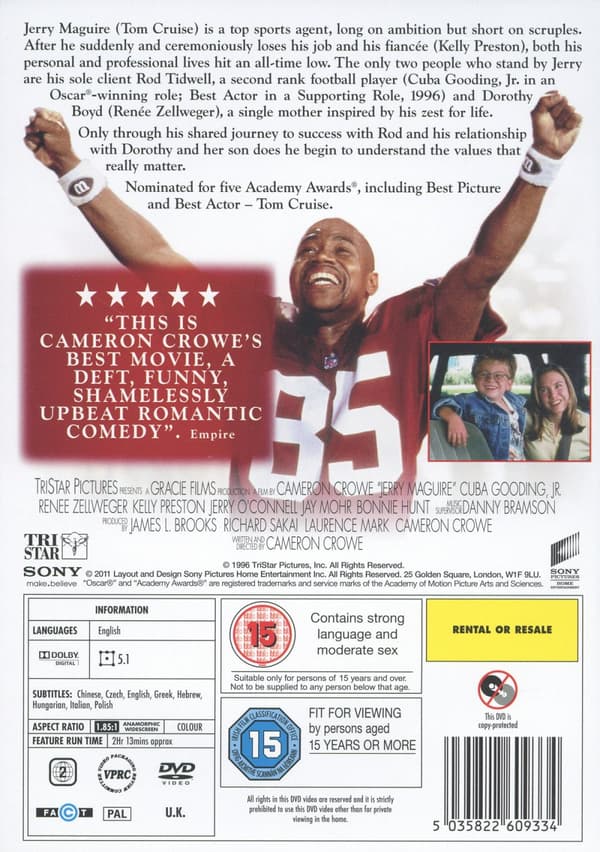 Jerry Maguire (Ej svensk text) (DVD)