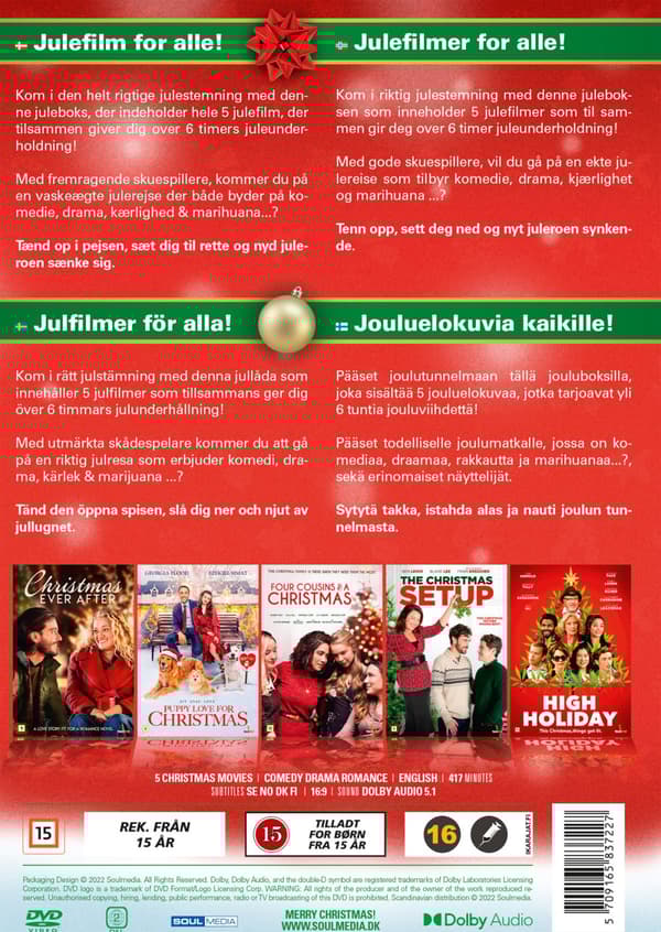 5 Christmas movies (5 DVD)