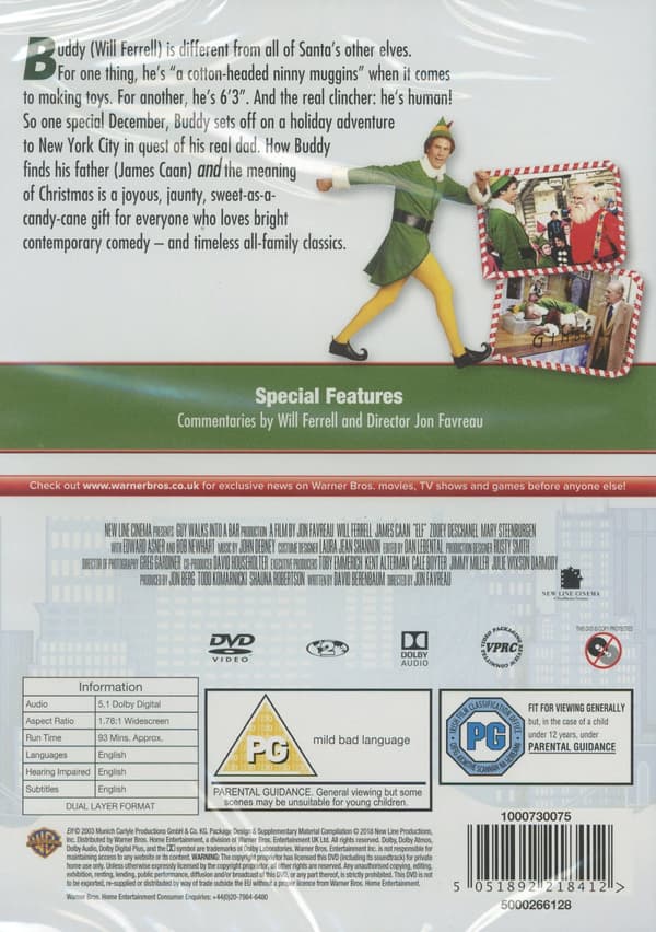 Elf (Ej svensk text) (DVD)