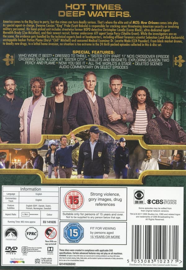 NCIS New Orleans / Säsong 2 (6 DVD)