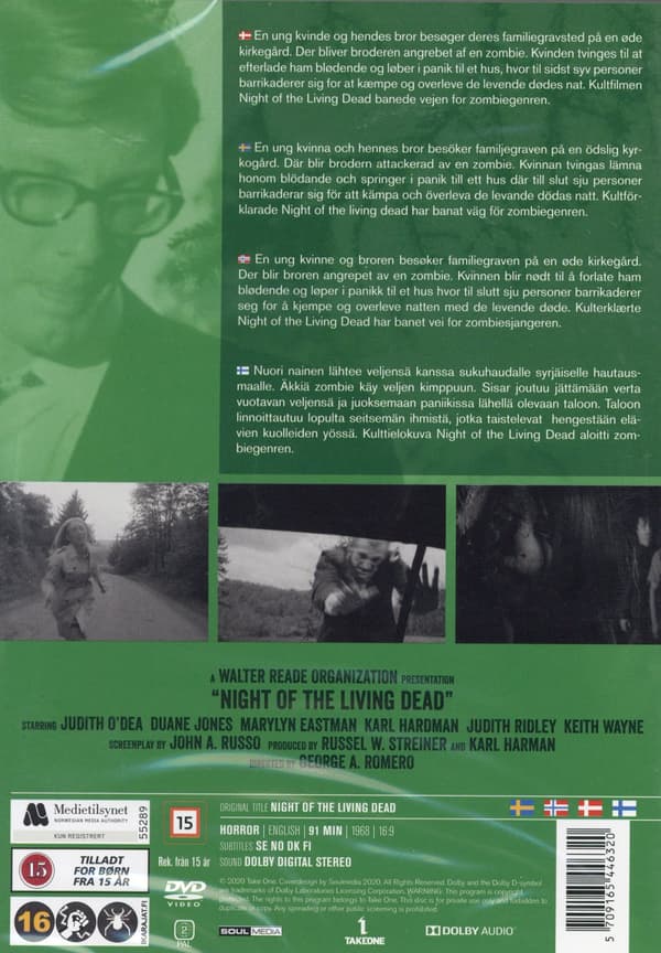 Night of the living dead (1968) (DVD)