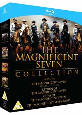 The Magnificent Seven 1-4 (Ej svensk text) (4 Blu-ray)