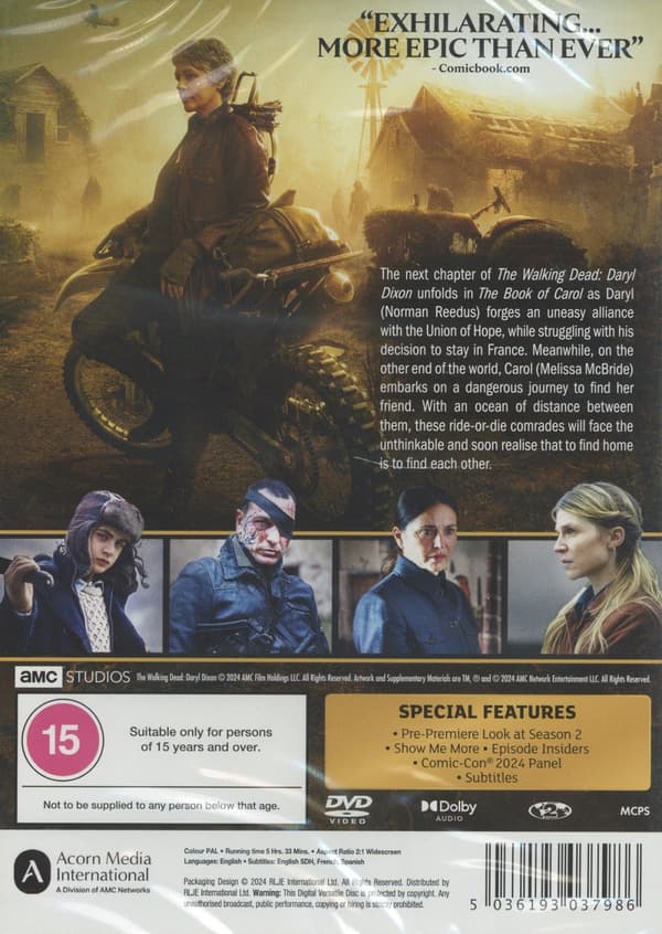 The Walking Dead/Daryl Dixon Säsong 2 (Ej text) (2 DVD)