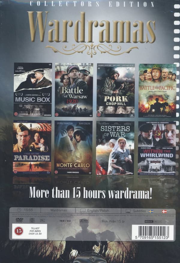War Dramas (8 filmer) (8 DVD)