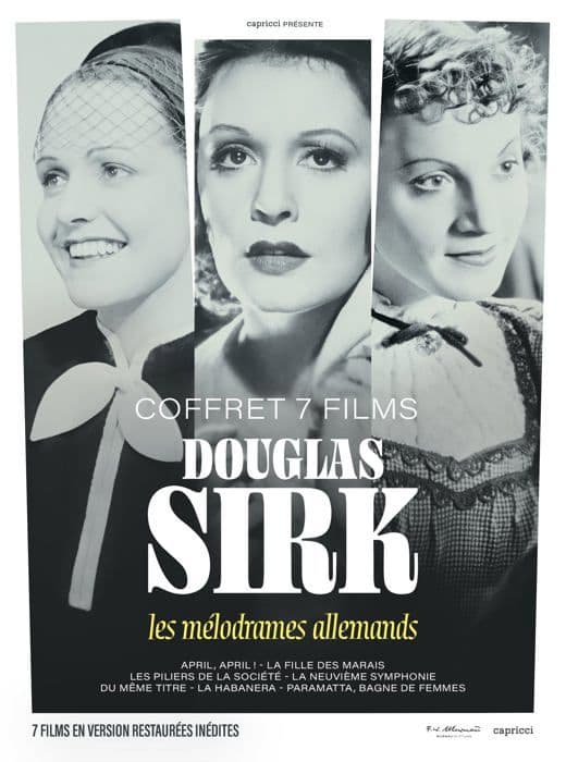 Blu-ray film Caprici editions Box set Douglas Sirk, tyska melodramer Blu-ray