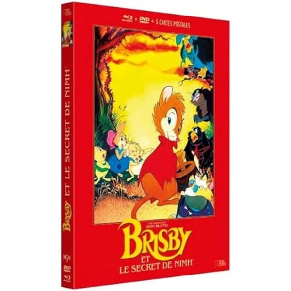 Blu-ray tecknad film - blu-ray animation Rimini editions Brisby och hemligheten bakom NIMH Limited Edition Combo Blu-ray DVD