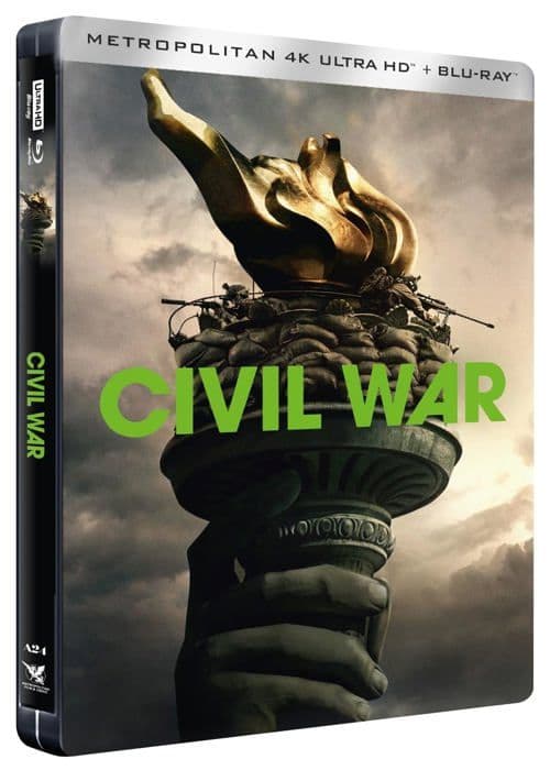 Blu-ray film Metropolitan filmexport Civil War Limited Edition Steelbook Blu-ray 4K Ultra HD