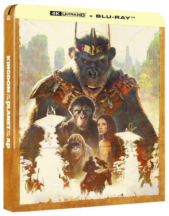 Blu-ray-film Walt Disney Company Planet of the Apes: The New Kingdom Limited Edition Steelbook Blu-ray 4K Ultra HD