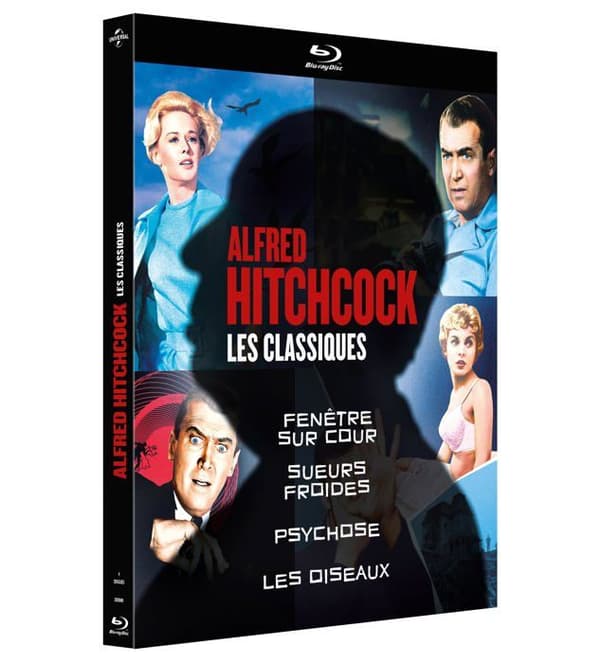 Blu-ray film Universal Alfred Hitchcock box set, klassikerna Blu-ray