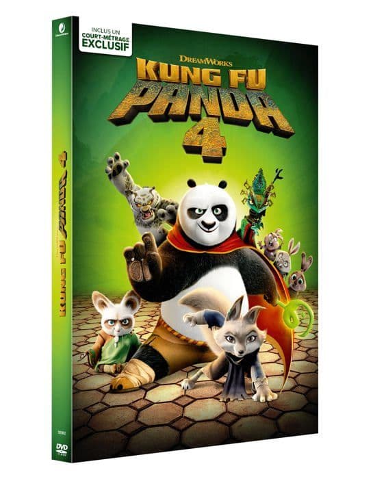 Dvd-tecknad film - dvd-animation Universal Kung Fu Panda 4 DVD