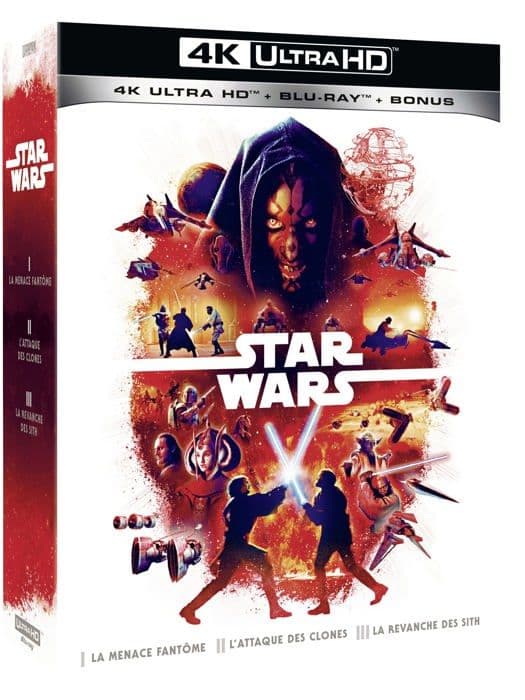 Blu-ray-film Lucasfilm Star Wars box set avsnitt 1 till 3 Blu-ray 4K Ultra HD