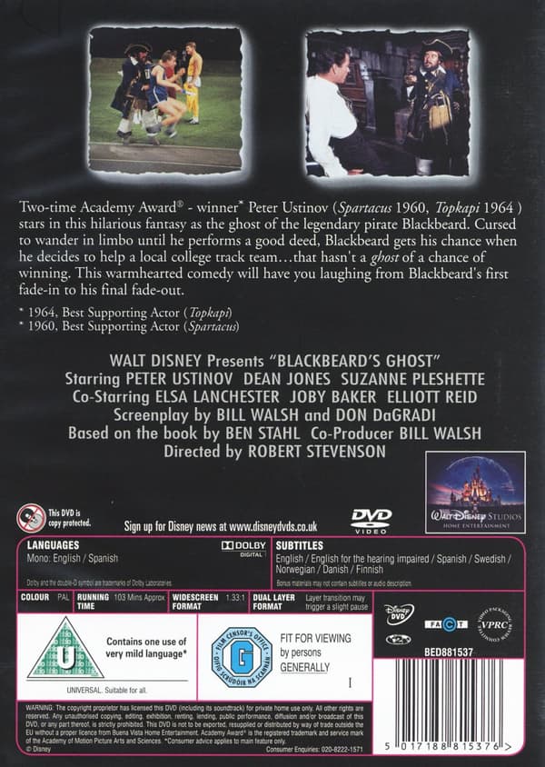 Kapten Svartskägg - Spöket (DVD)