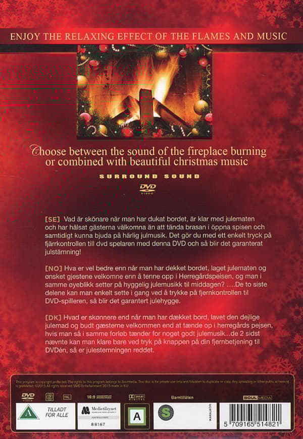Christmas Fireplace - Julversion (DVD)