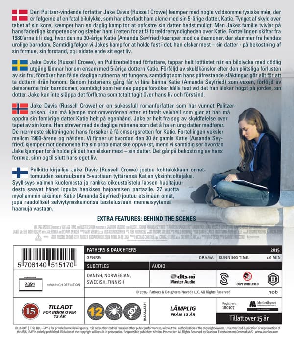 Fathers & Daughters (Blu-ray)