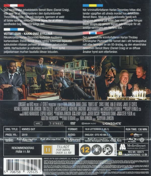 Knives out (Blu-ray)