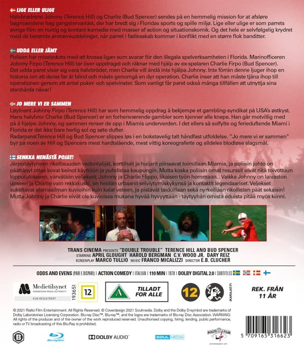 Udda eller jämnt (Terence Hill/Bud Spencer) (Blu-ray)