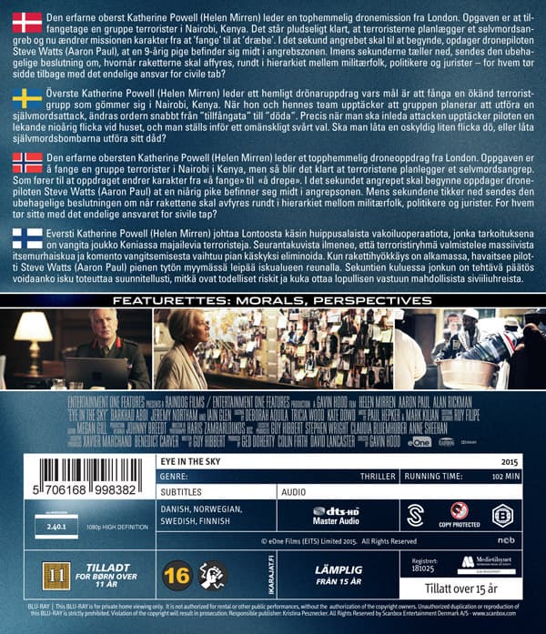Eye in the sky (Blu-ray)