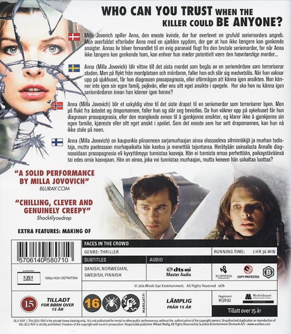 Faces in the crowd (Blu-ray)