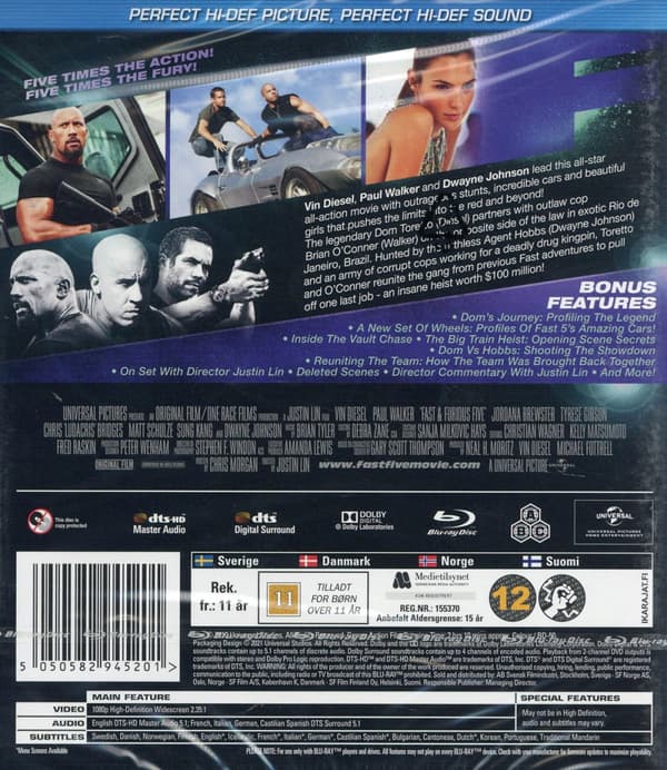 Fast & Furious 5 (Blu-ray)