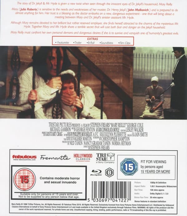 Mary Reilly (Ej svensk text) (Blu-ray)