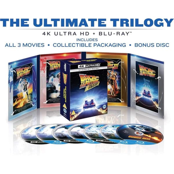 Tillbaka till framtiden - Ultimate trilogy (3 4K Ultra HD + 4 Blu-ray)