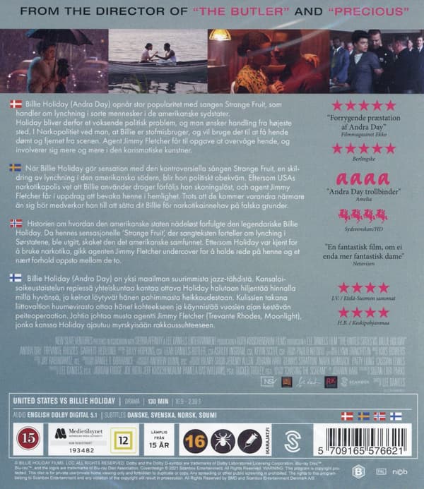 The United States vs Billie Holiday (Blu-ray)