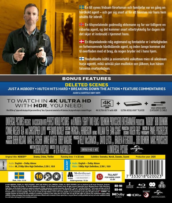 Nobody (4K Ultra HD + Blu-ray)