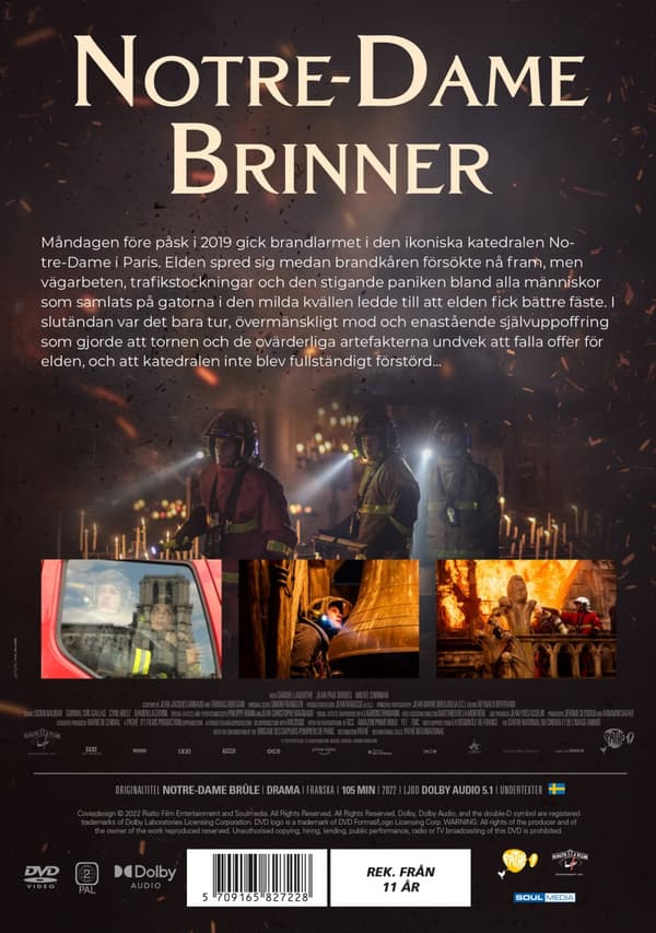 Notre-Dame brinner (DVD)