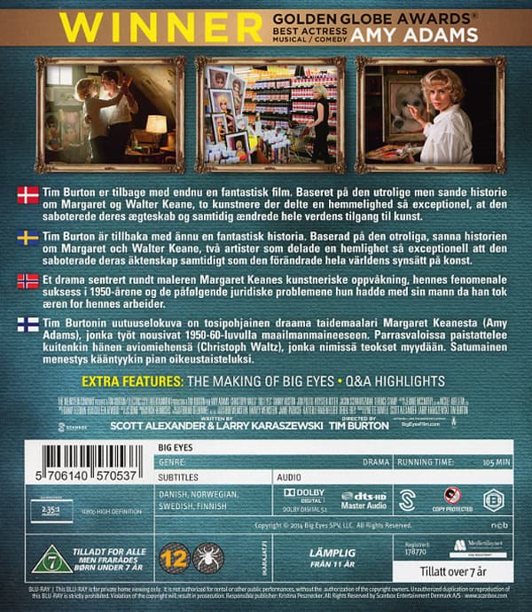 Big eyes (Blu-ray)