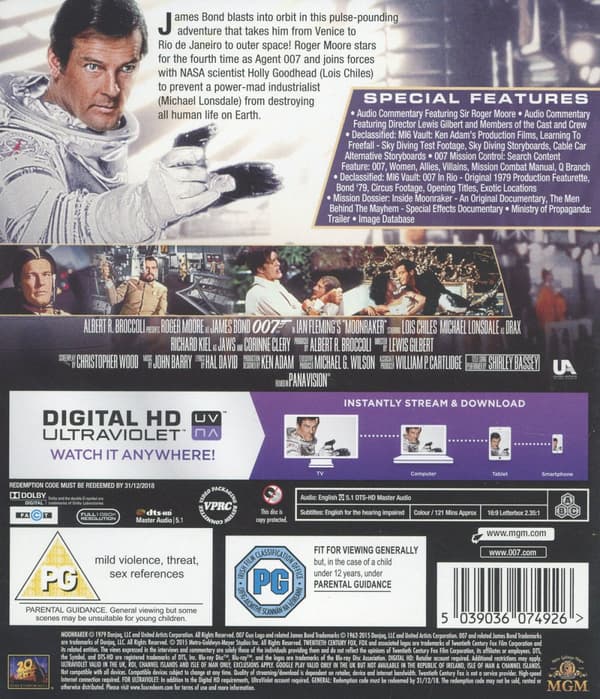 James Bond / Moonraker (Blu-ray)