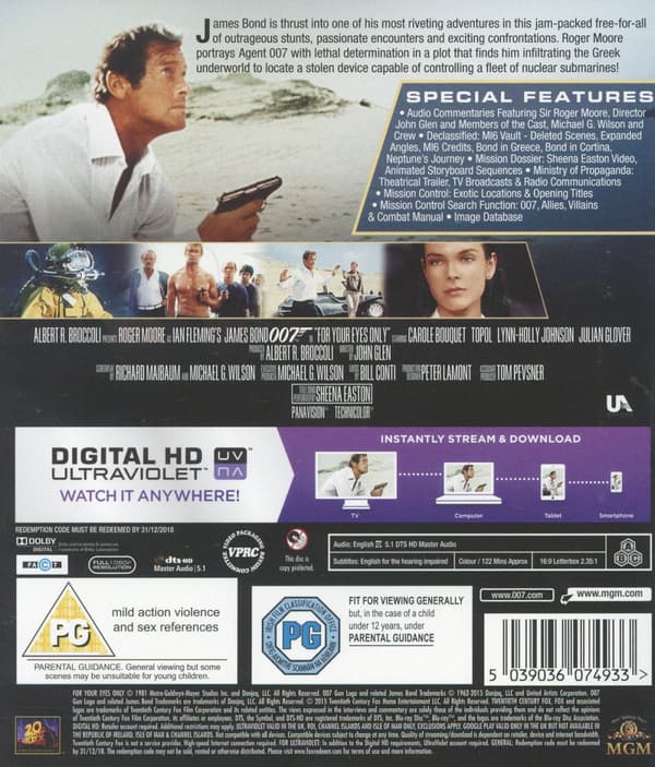 James Bond / Ur dödlig synvinkel (Blu-ray)