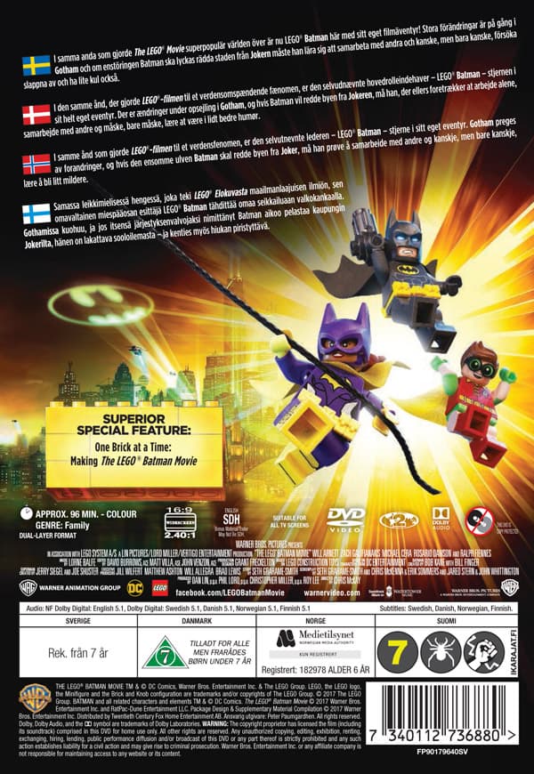 Lego Batman Movie (DVD)
