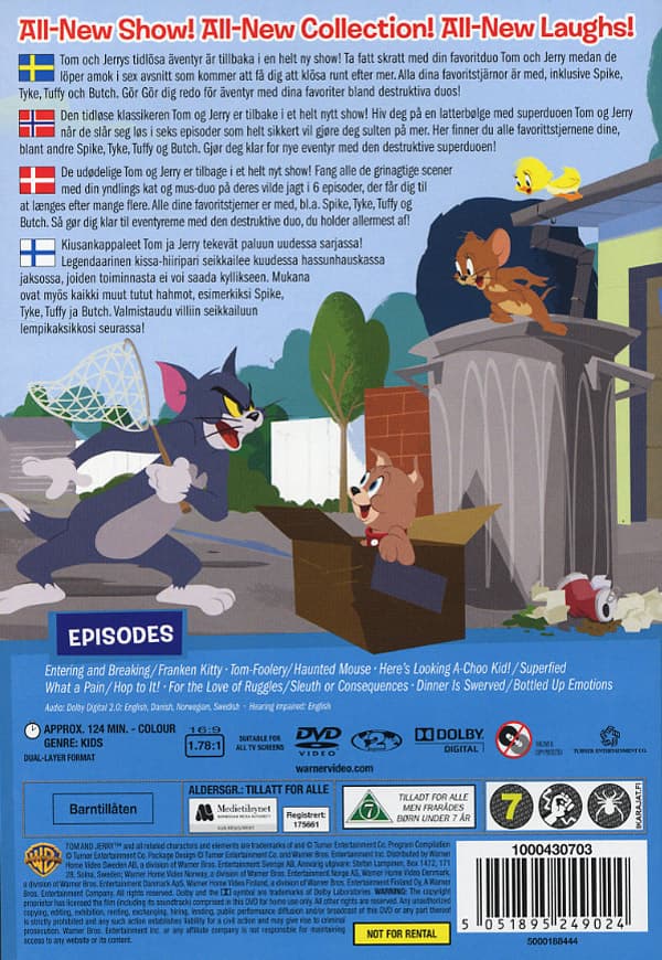Tom & Jerry / Säsong 1:2 (DVD)