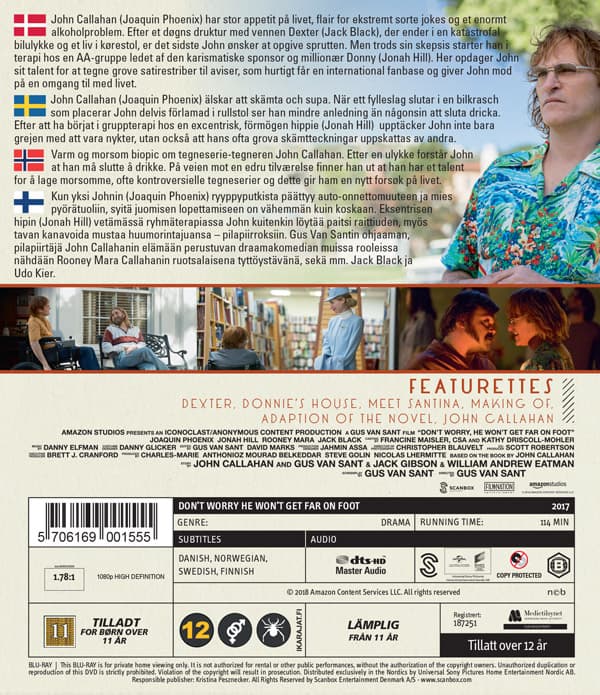 Don't worry, he won't get far on foot (Blu-ray)