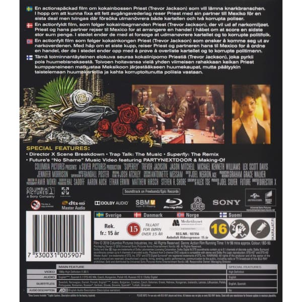 Superfly Blu-Ray (Brugt)
