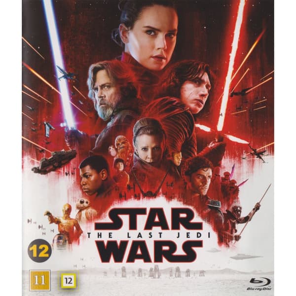 Star Wars The Last Jedi Blu-Ray (Brukt)