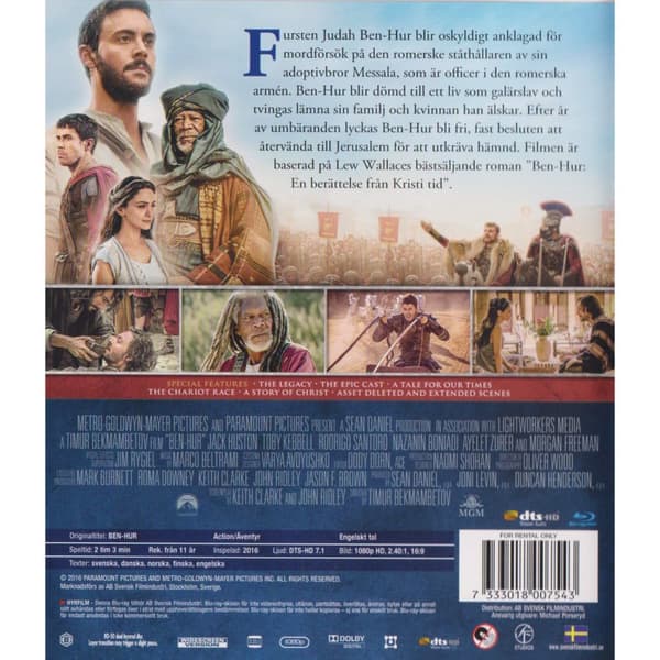 Ben-Hur Blu-Ray Rental Copy (Brugt)